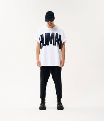 Human heavy jersey tee | white