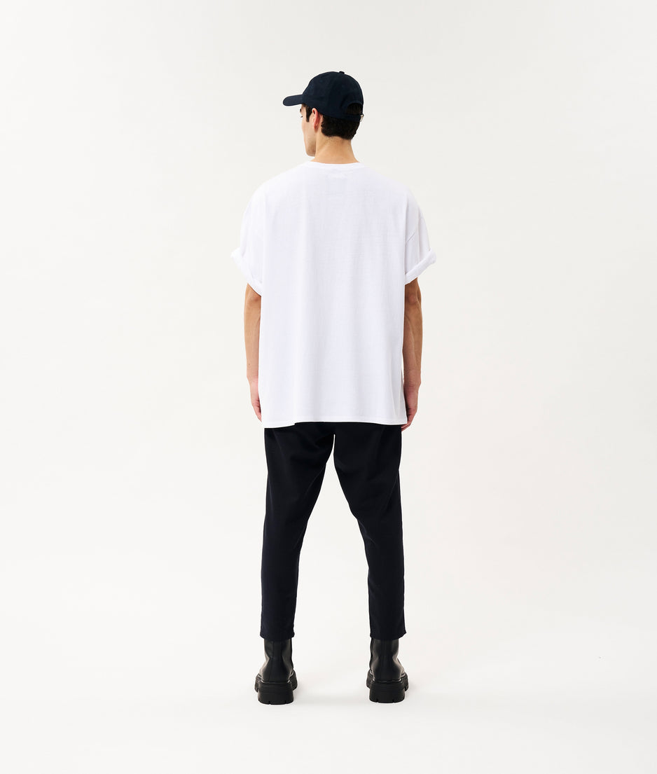 Human heavy jersey tee | white