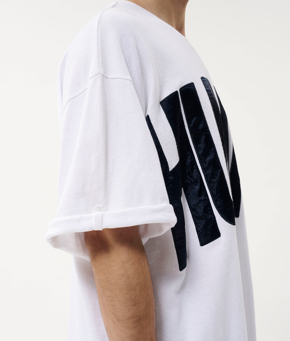 Human heavy jersey tee | white