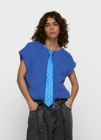 tie monogram | ultramarine