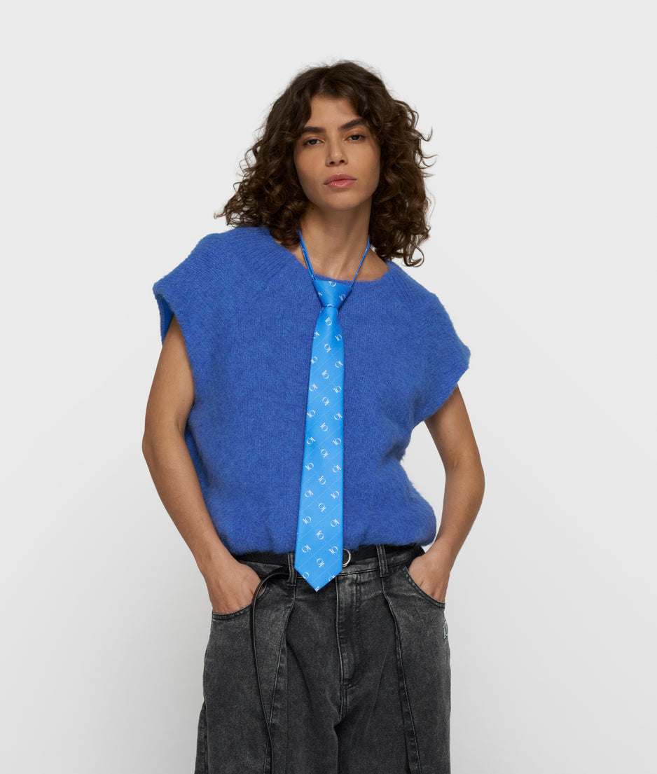 tie monogram | ultramarine