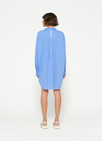 voile blouse stripes | blue bell
