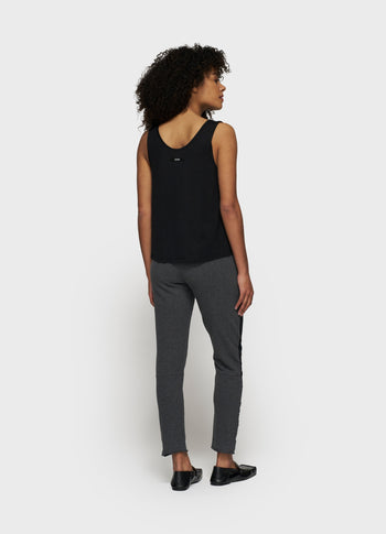 tank top jersey | black