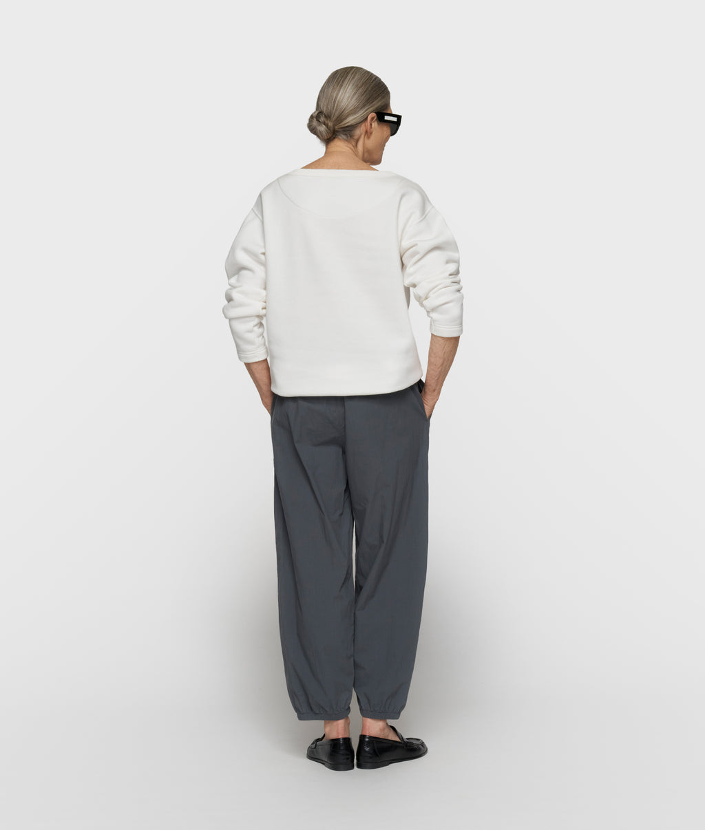 petite statement sweater | ecru