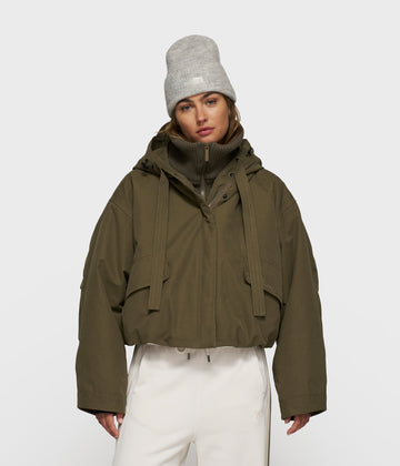the queen parka | dark olive