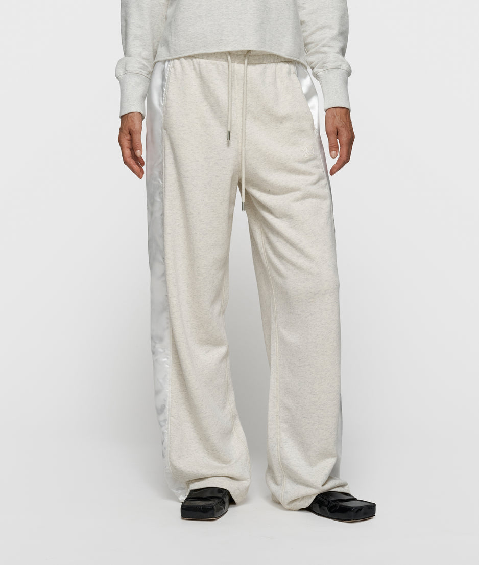 western jogger fleece | soft white melee