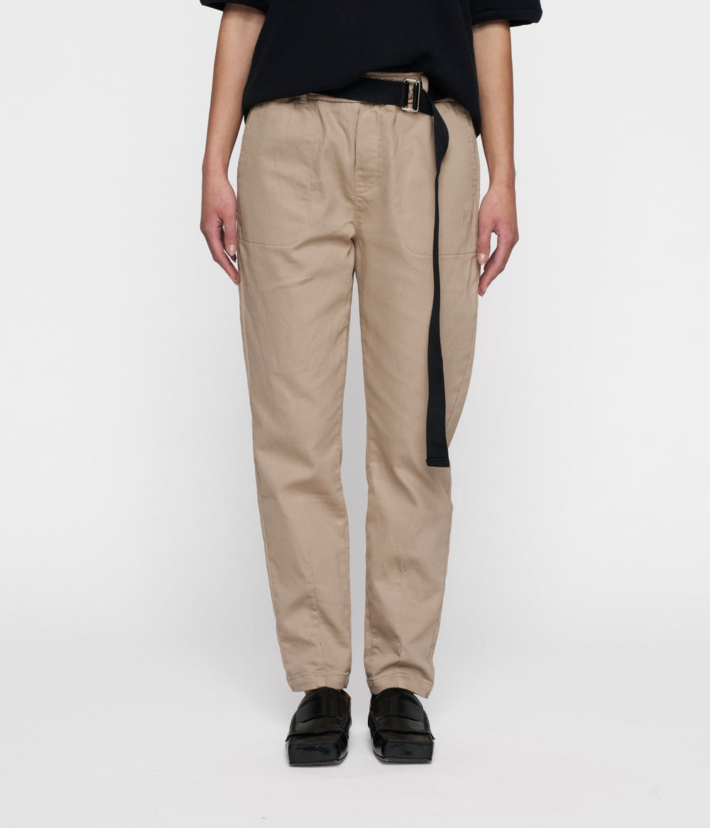 belted pants jog denim | rope