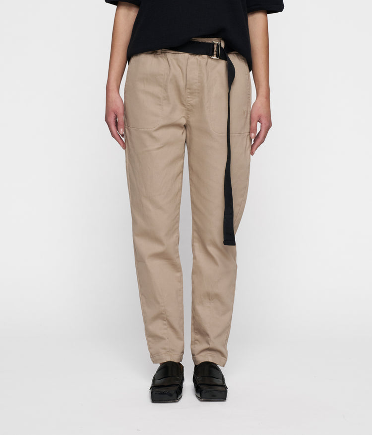 belted pants jog denim | rope