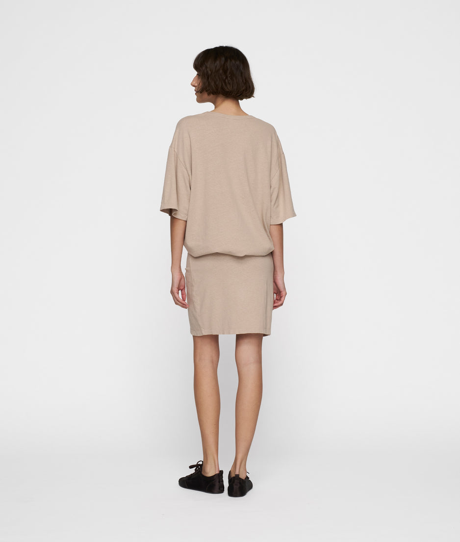 pleated skirt linen | rope