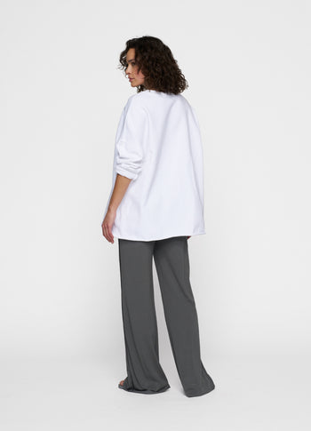beach sweater | white