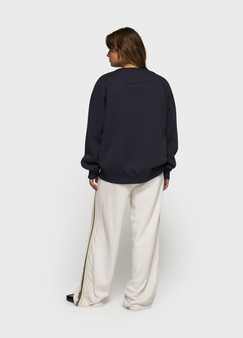 statement sweater | dark navy