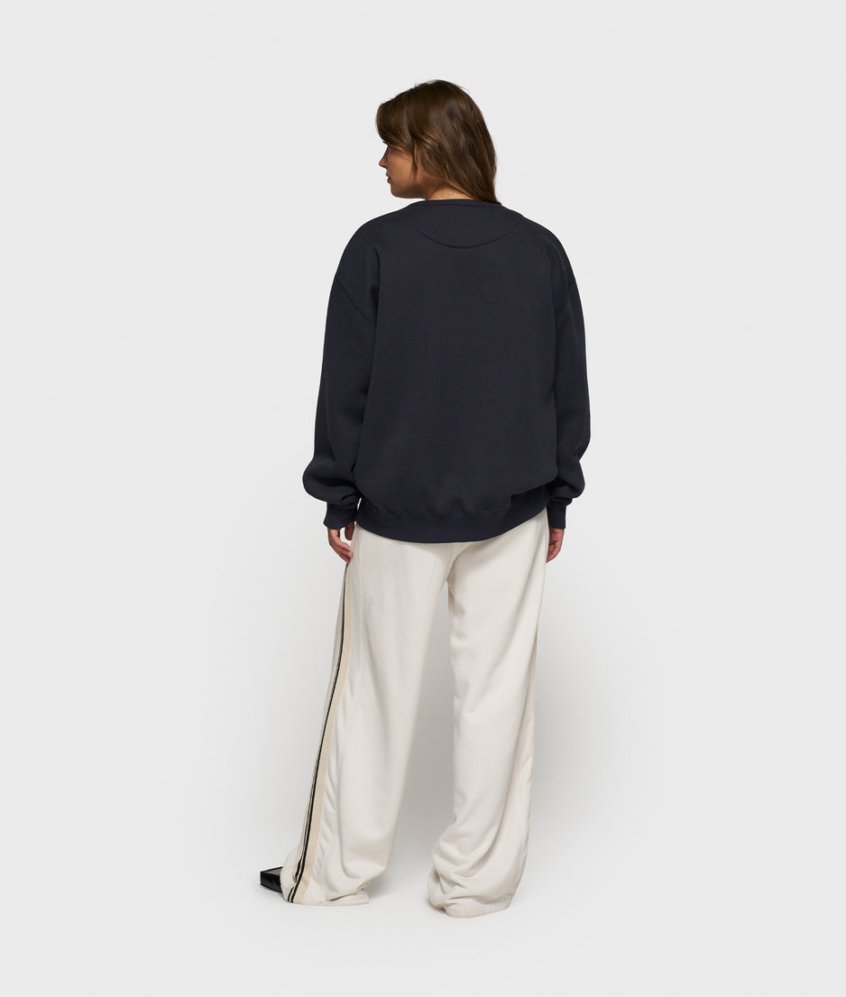 statement sweater | dark navy