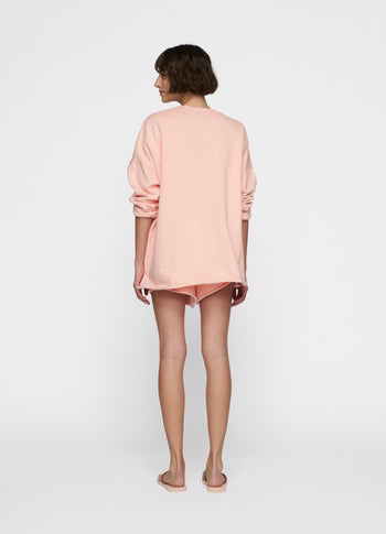 beach sweater | peach