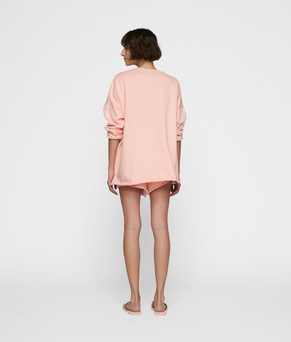 beach sweater | peach