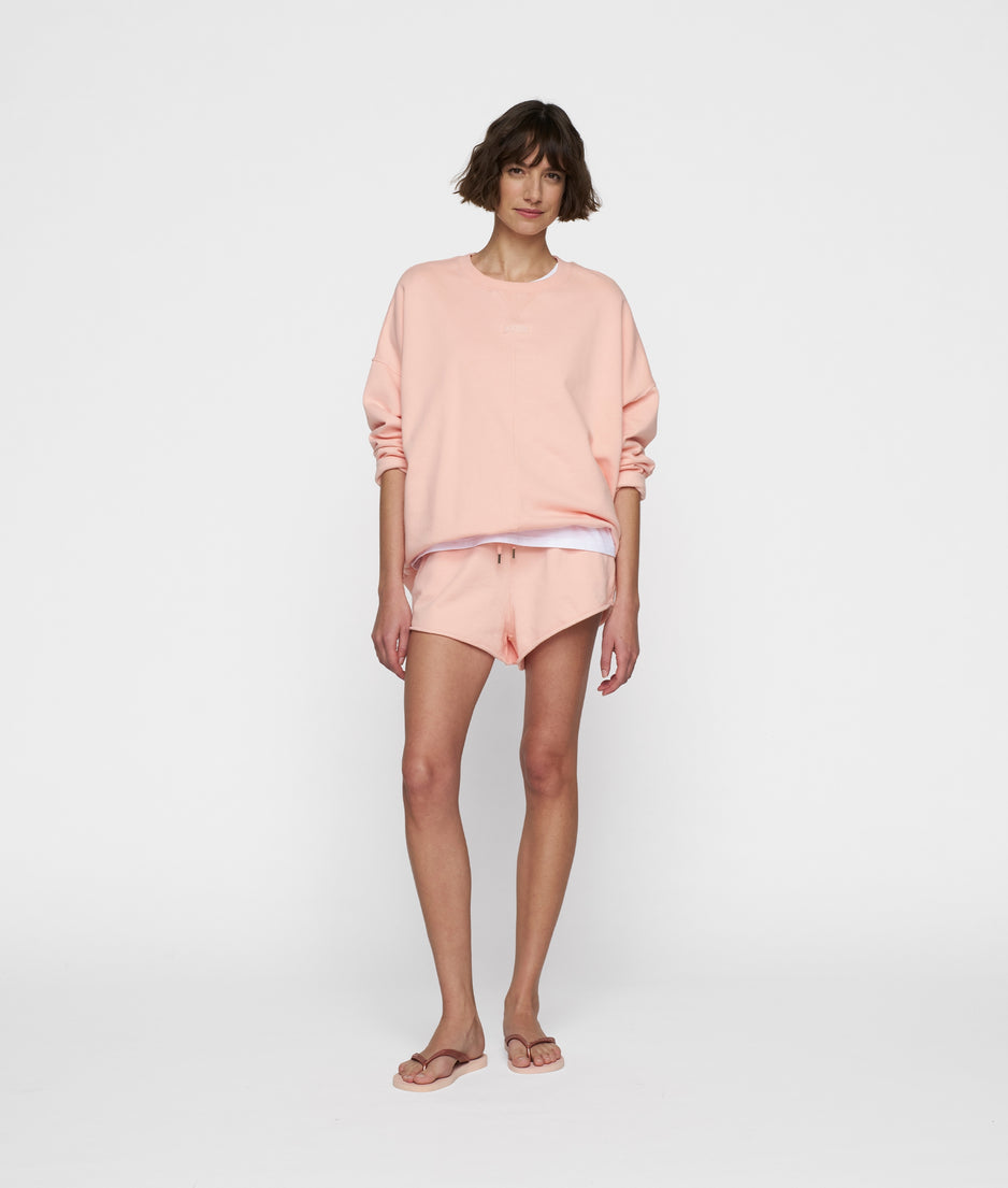 beach sweater | peach