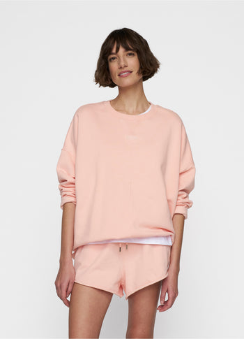 beach sweater | peach
