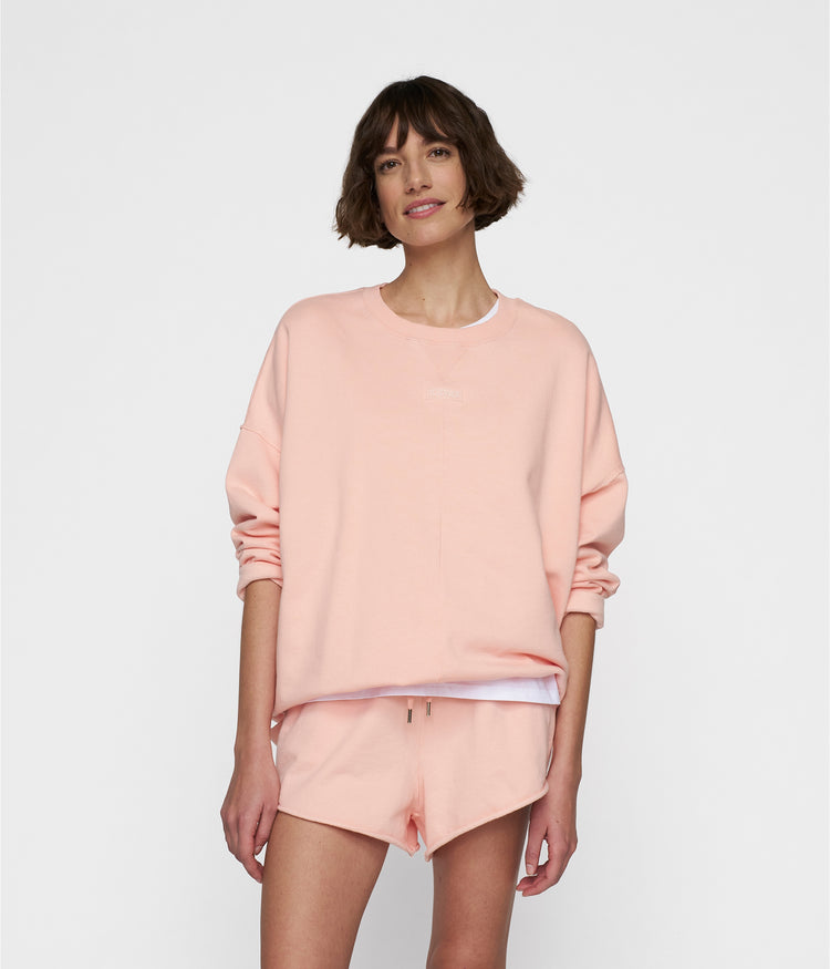 beach sweater | peach
