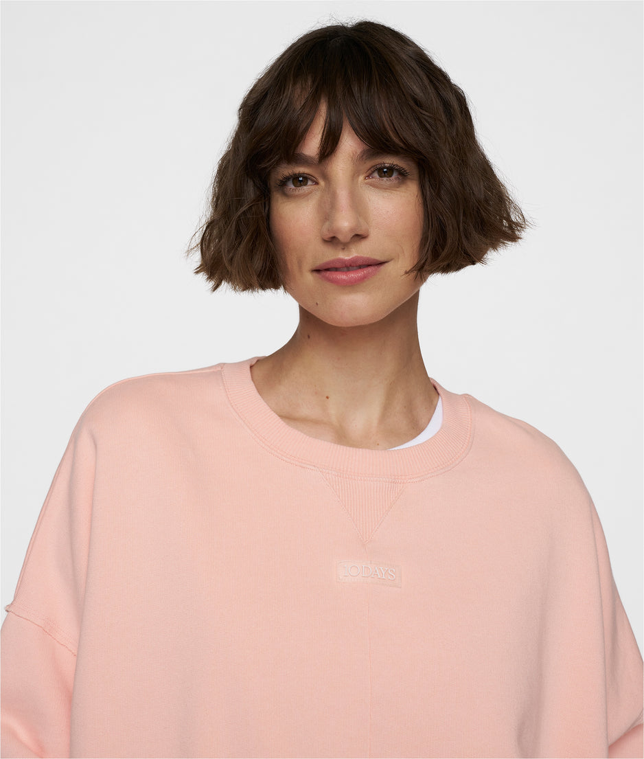 beach sweater | peach