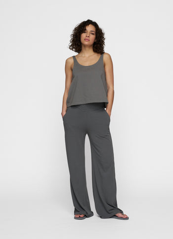 smock waistband pants | oil
