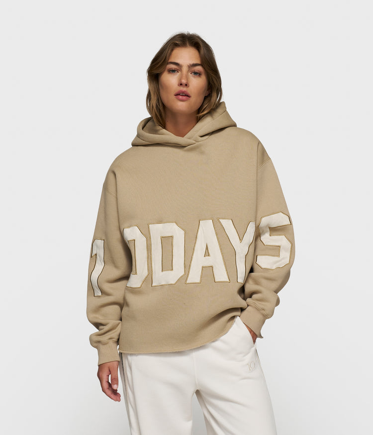 statement logo hoodie | earth