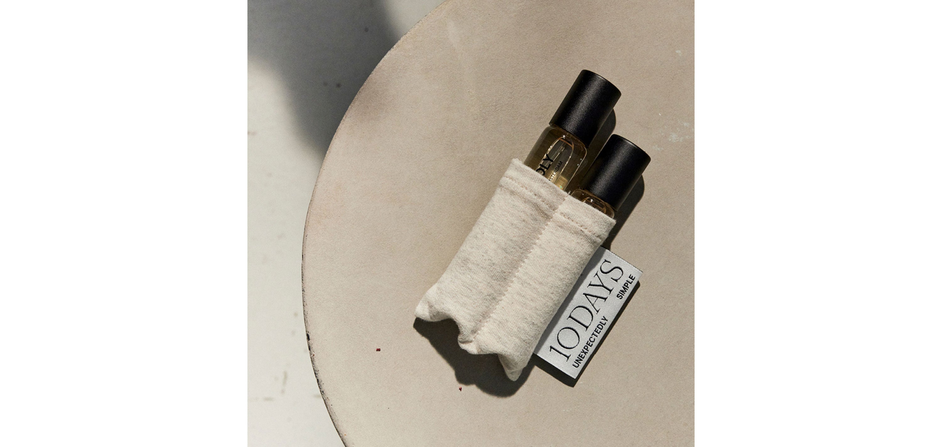 10DAYS Fragrances travel set.