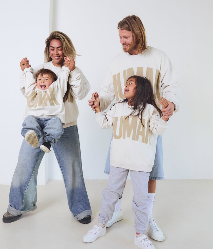 human fleece sweater | cleansing kit
