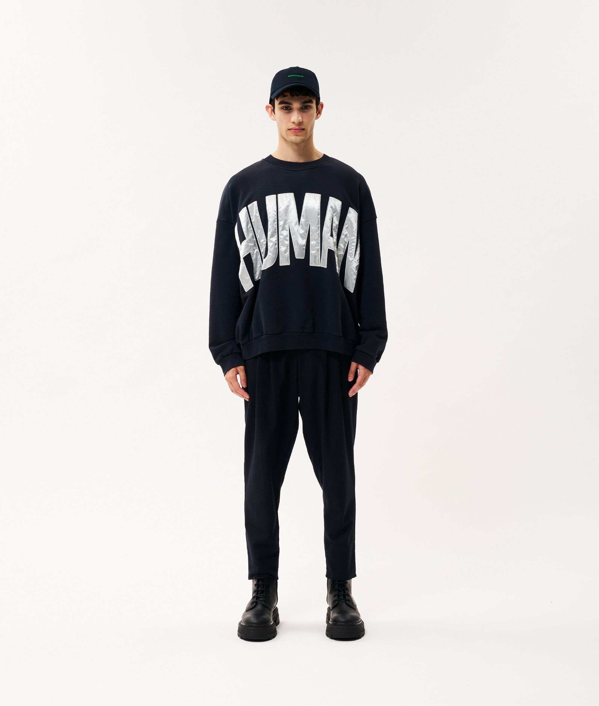 Human fleece sweater