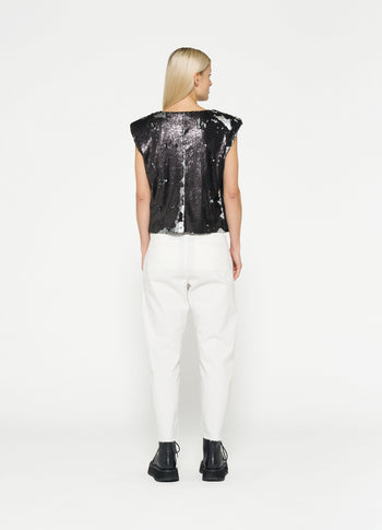 washed statement chino | ecru