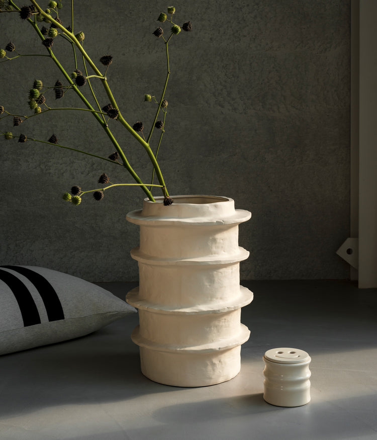 Flower pot 03 M Molly 46,5CM | soft beige