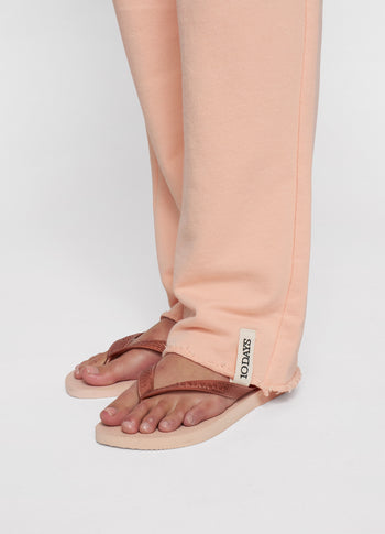 straight jogger | peach