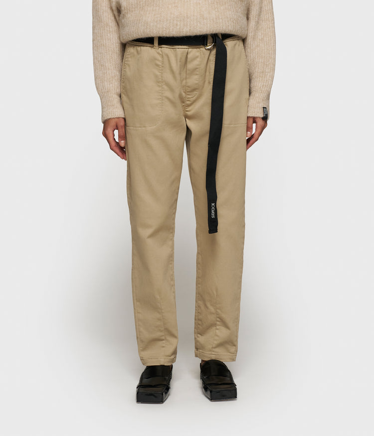 belted pants | earth