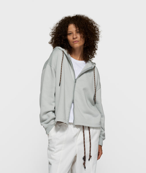 statement zip hoodie | clean blue | 10DAYS | Official Online Store