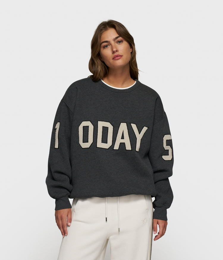 statement sweater logo patch | antra melee