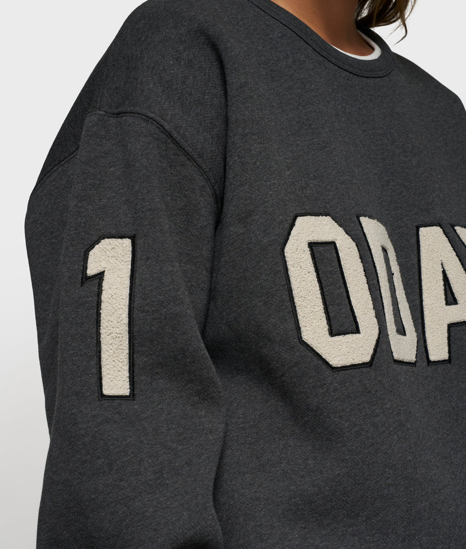 statement sweater logo patch | antra melee