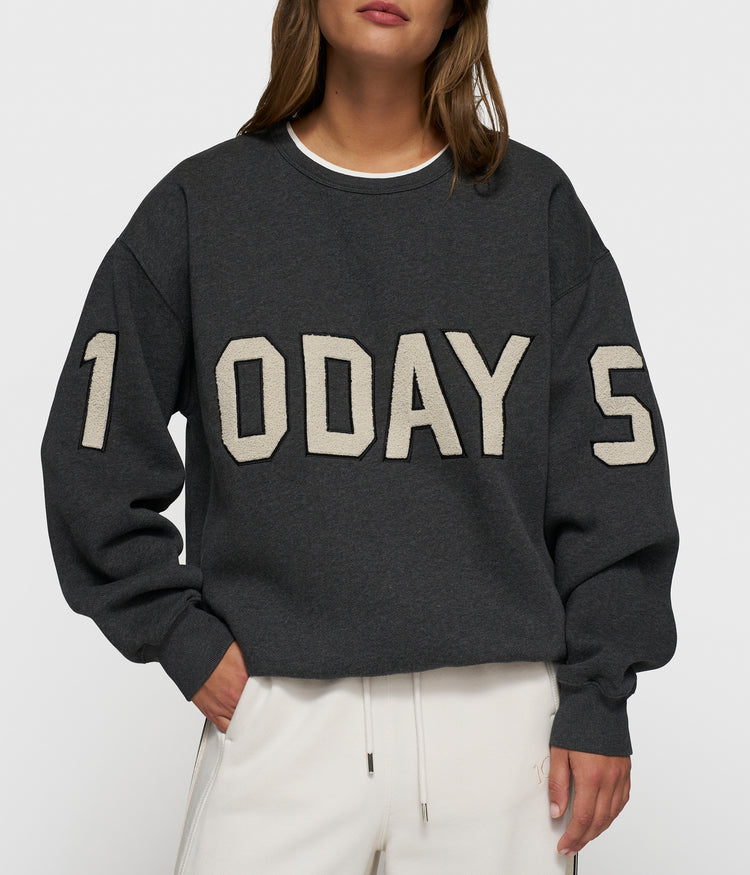 statement sweater logo patch | antra melee