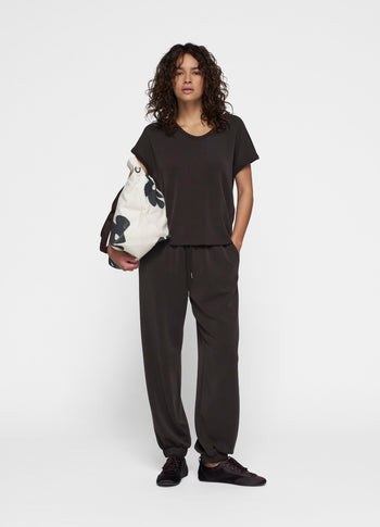 soft scuba Bar jogger | chocolate
