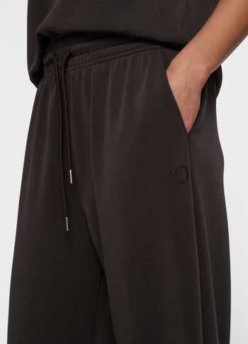 soft scuba Bar jogger | chocolate
