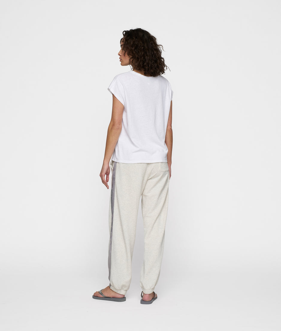 tee linen | white
