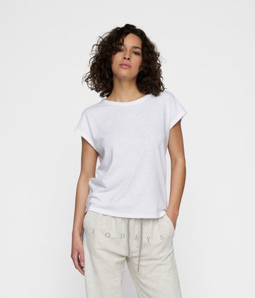 tee linen | white