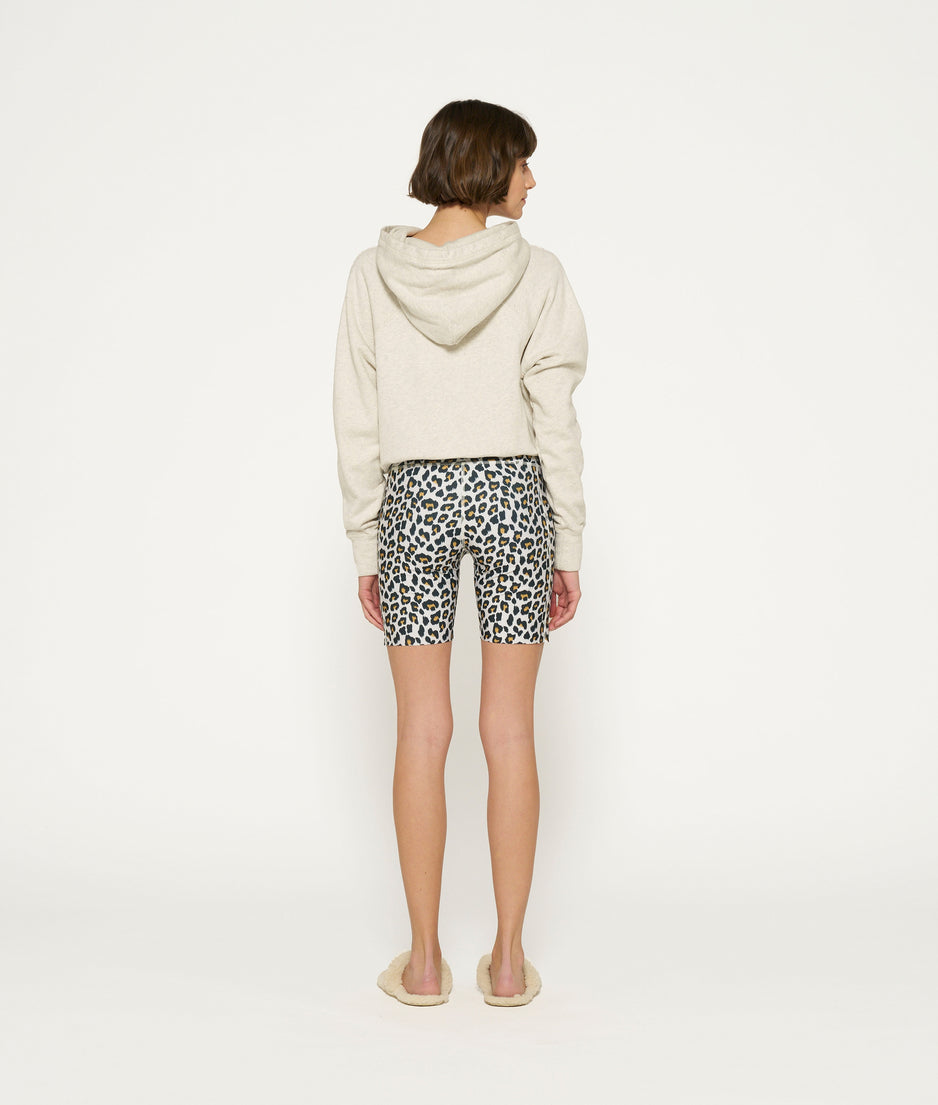 cycling shorts leopard | bone