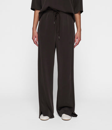 soft scuba pants | chocolate