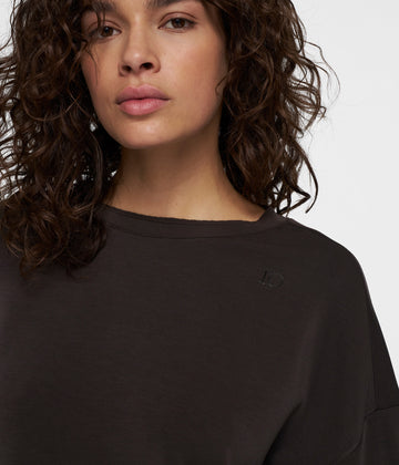 soft scuba tee | chocolate