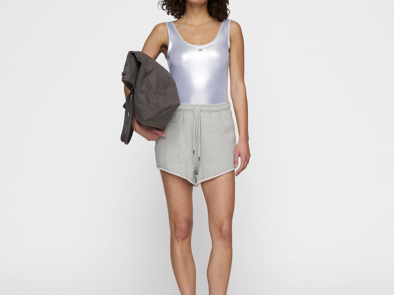 easy shorts | light grey melee