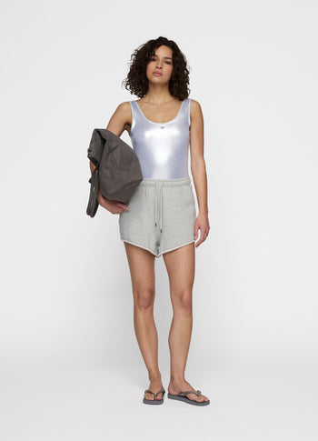 easy shorts | light grey melee