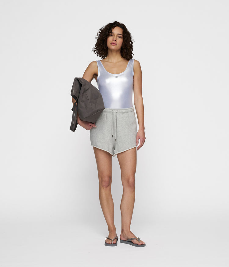 easy shorts | light grey melee
