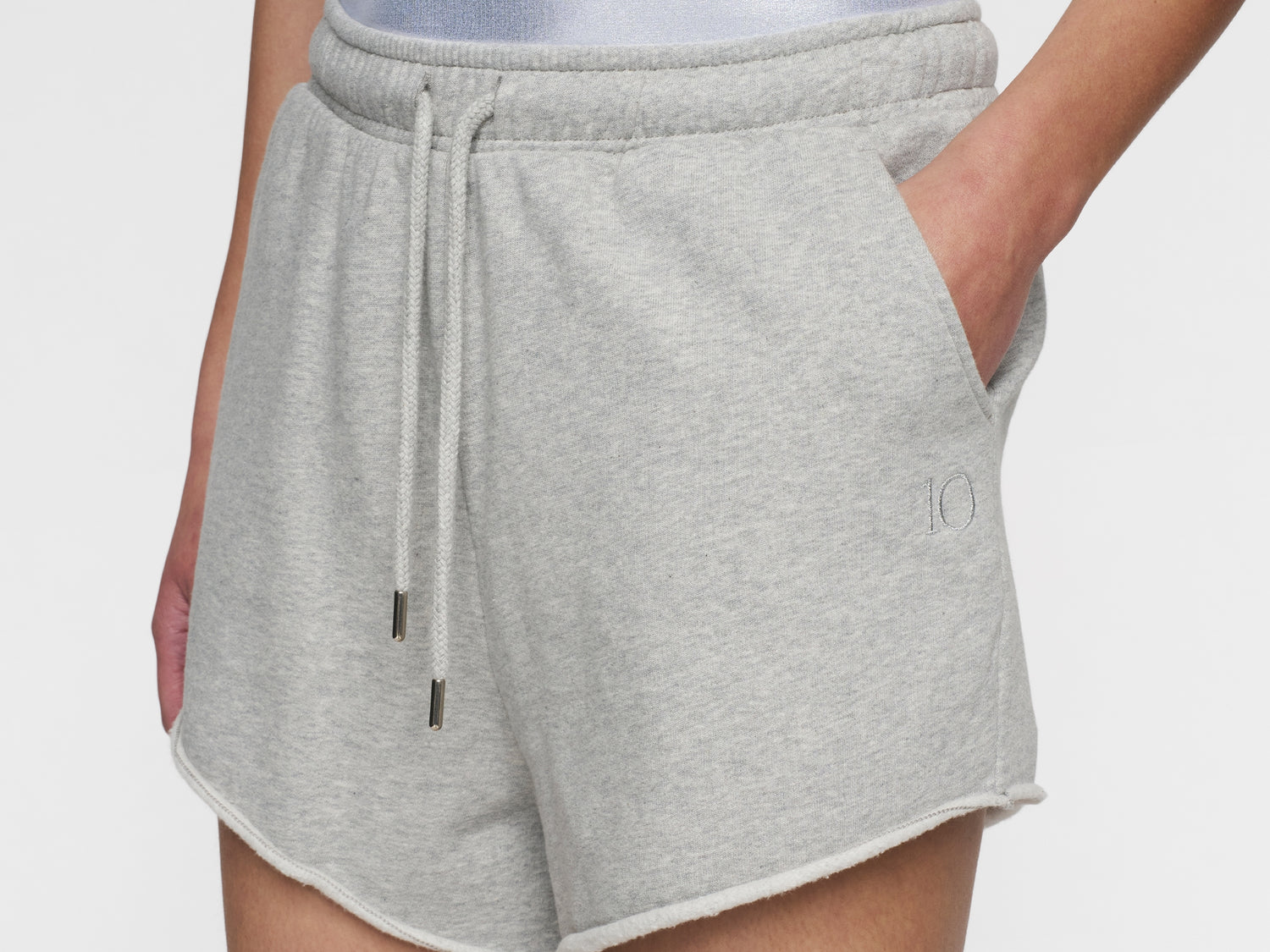 easy shorts | light grey melee