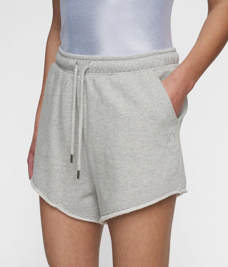 easy shorts | light grey melee