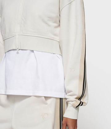 cropped zip cardigan fleece | cleansing kit