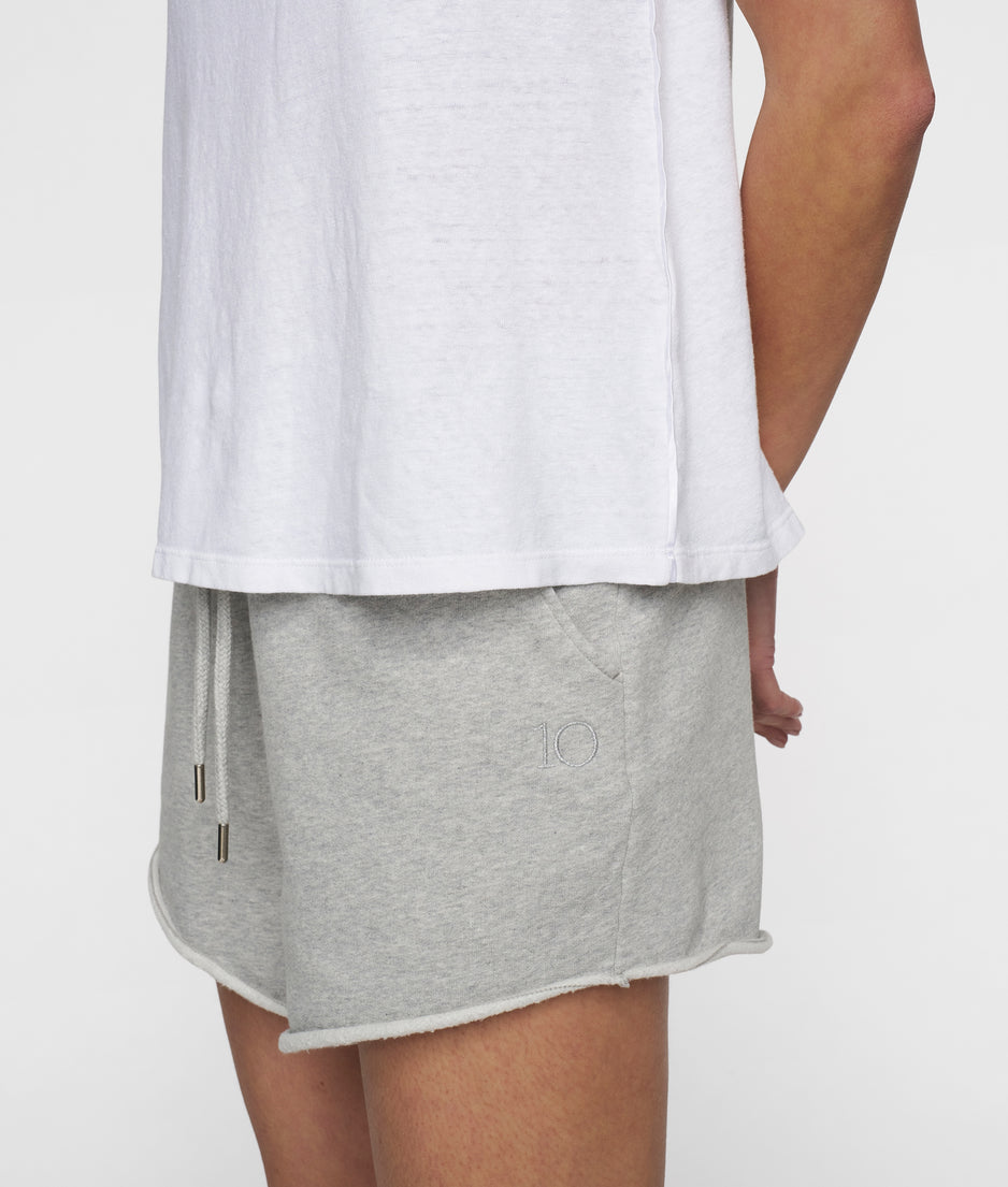 singlet linen | white