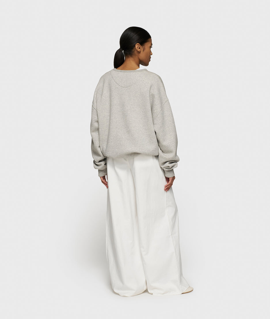 THE WIDE LEG PANTS | ecru